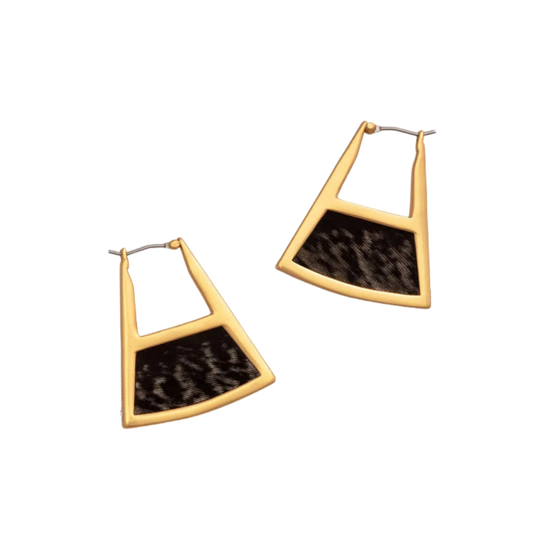 Emma Double Sided Triangle Hoop