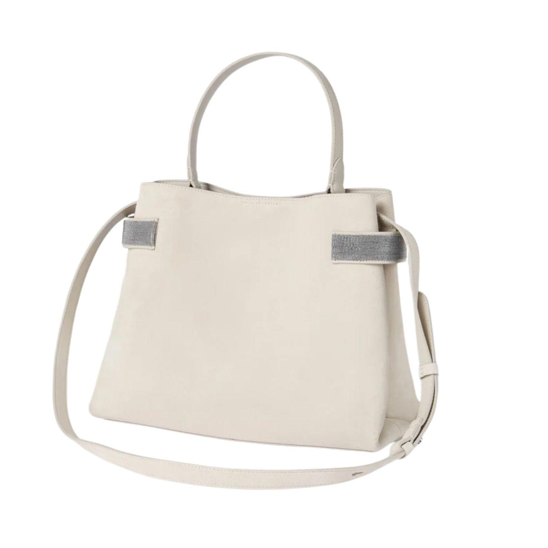 Essence Suede Top Handle Bag