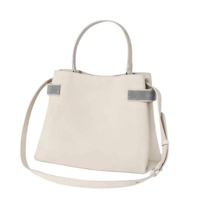 Essence Suede Top Handle Bag