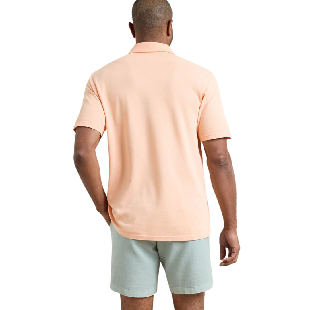 Everday Pique Polo in Cosmic Peach