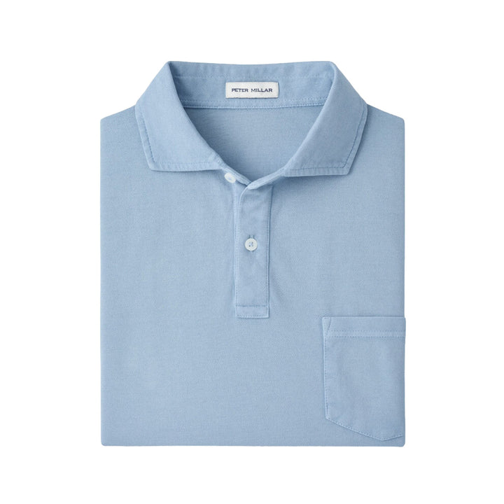 Everday Pique Polo in Cottage Blue