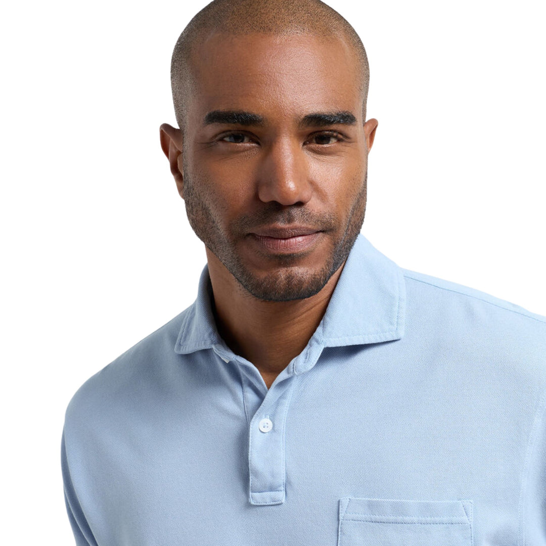 Everday Pique Polo in Cottage Blue