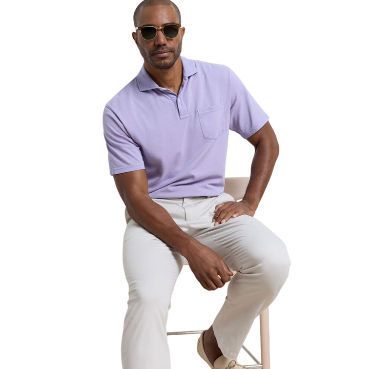 Everday Pique Polo in Light Violet