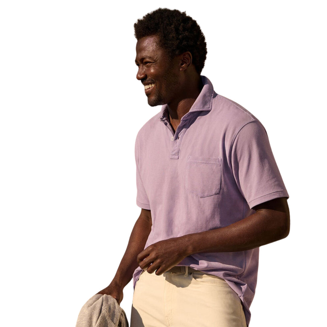 Everday Pique Polo in Light Violet