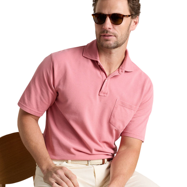 Everday Pique Polo in Venetian Pink