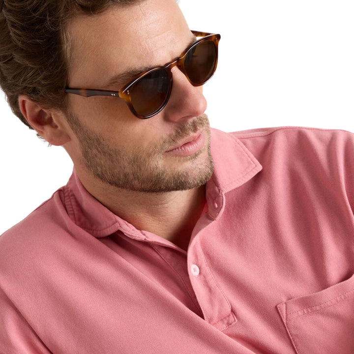 Everday Pique Polo in Venetian Pink