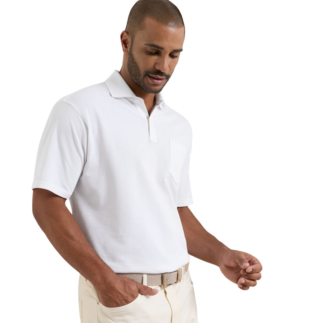 Everday Pique Polo in White