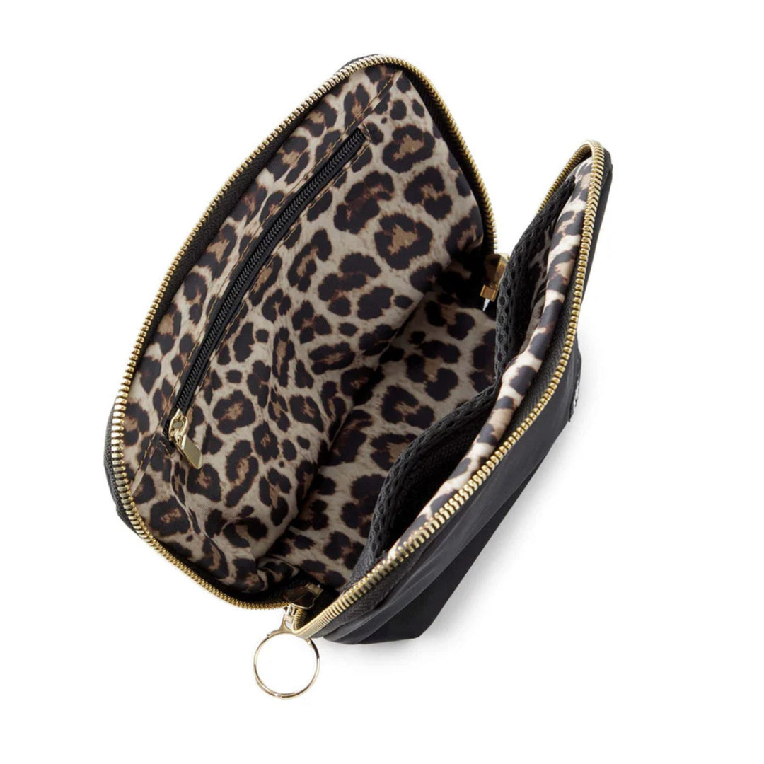 Everyday Cosmetic Bag Black/Leopard