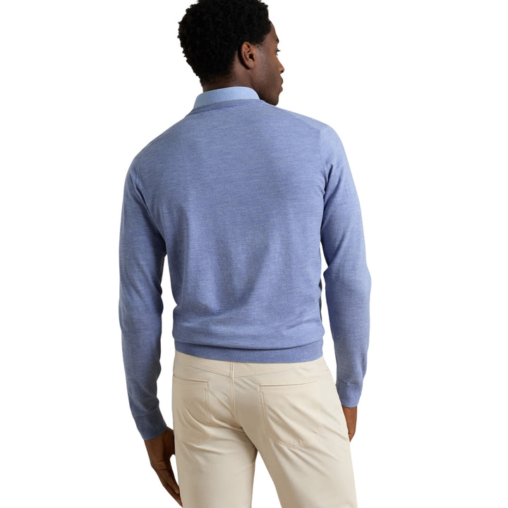 Excursionist Flex Crewneck Sweater in Windy Blue