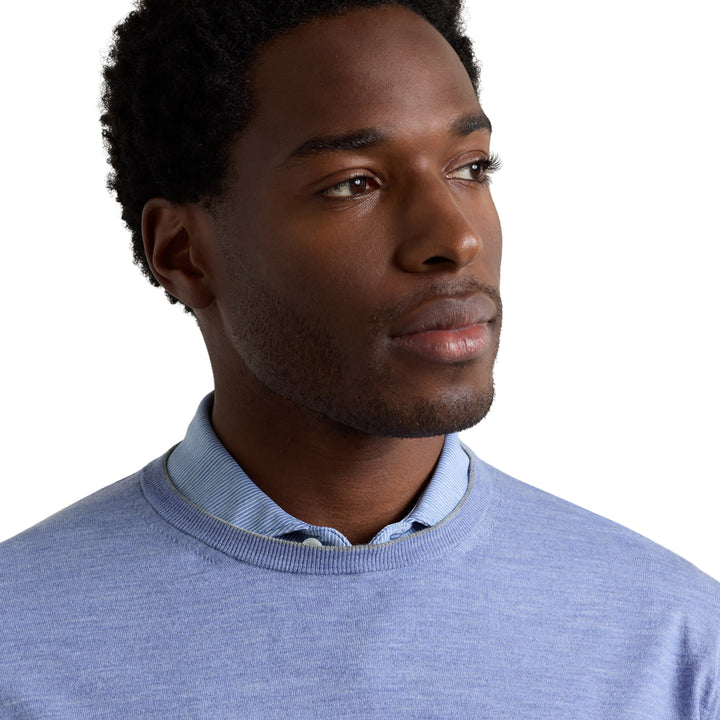 Excursionist Flex Crewneck Sweater in Windy Blue