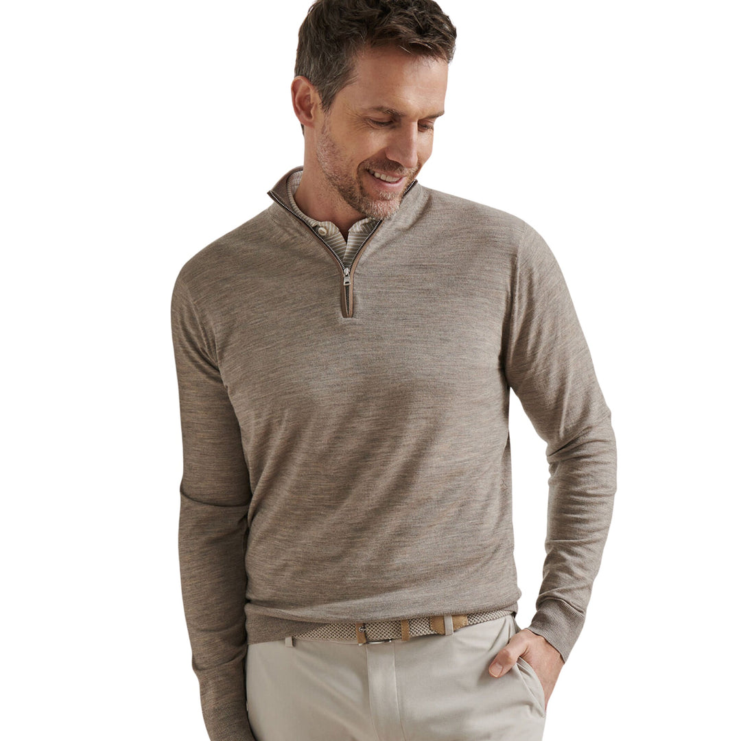 Excursionist Flex Quarter-Zip Sweater, Barley
