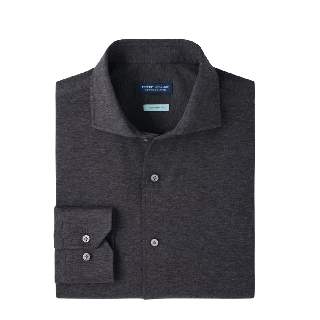 Excursionist Flex Solid Sport Shirt in Iridium