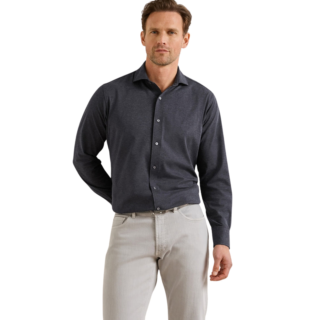 Excursionist Flex Solid Sport Shirt in Iridium