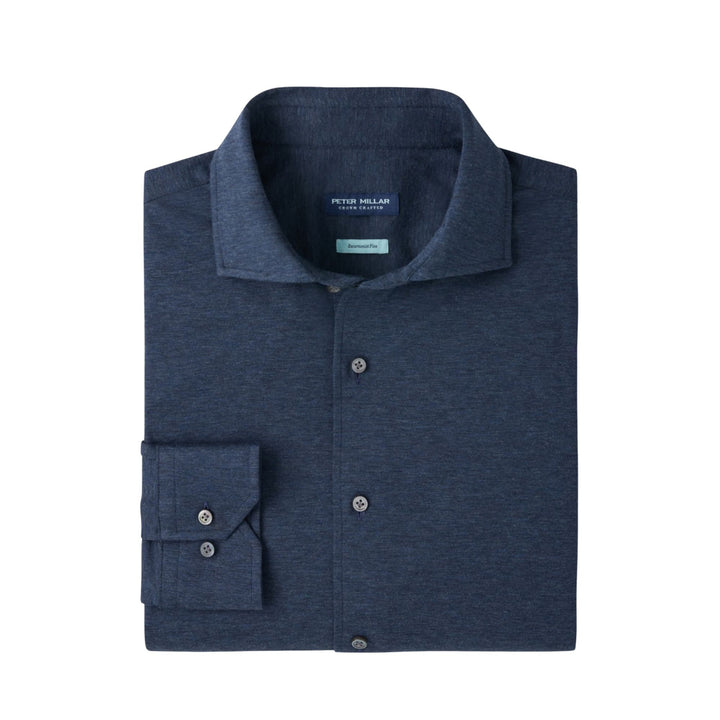 Excursionist Flex Solid Sport Shirt in Navy