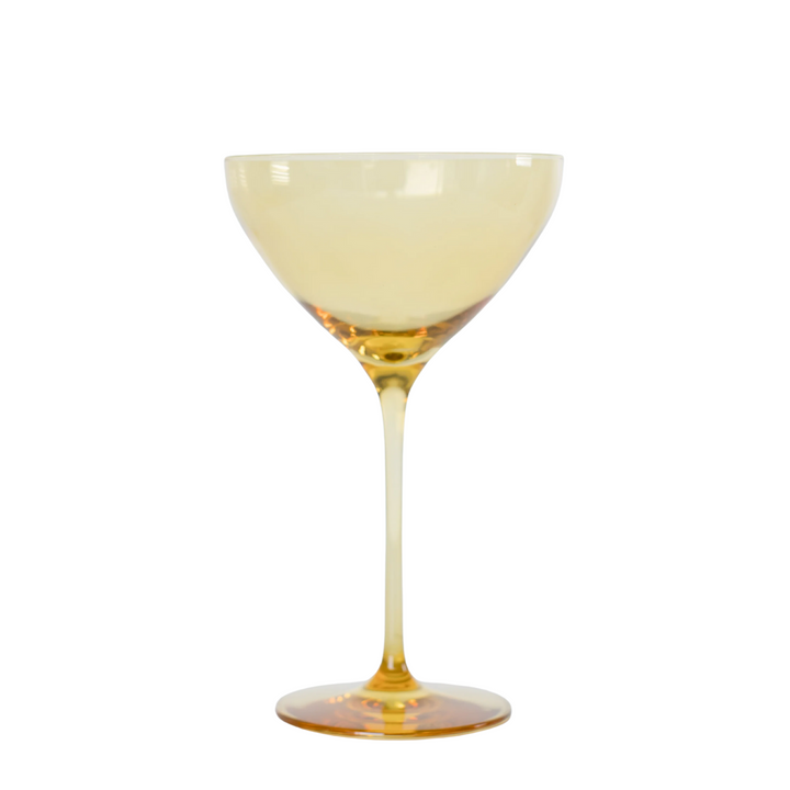 Colored Martini Glass Yellow