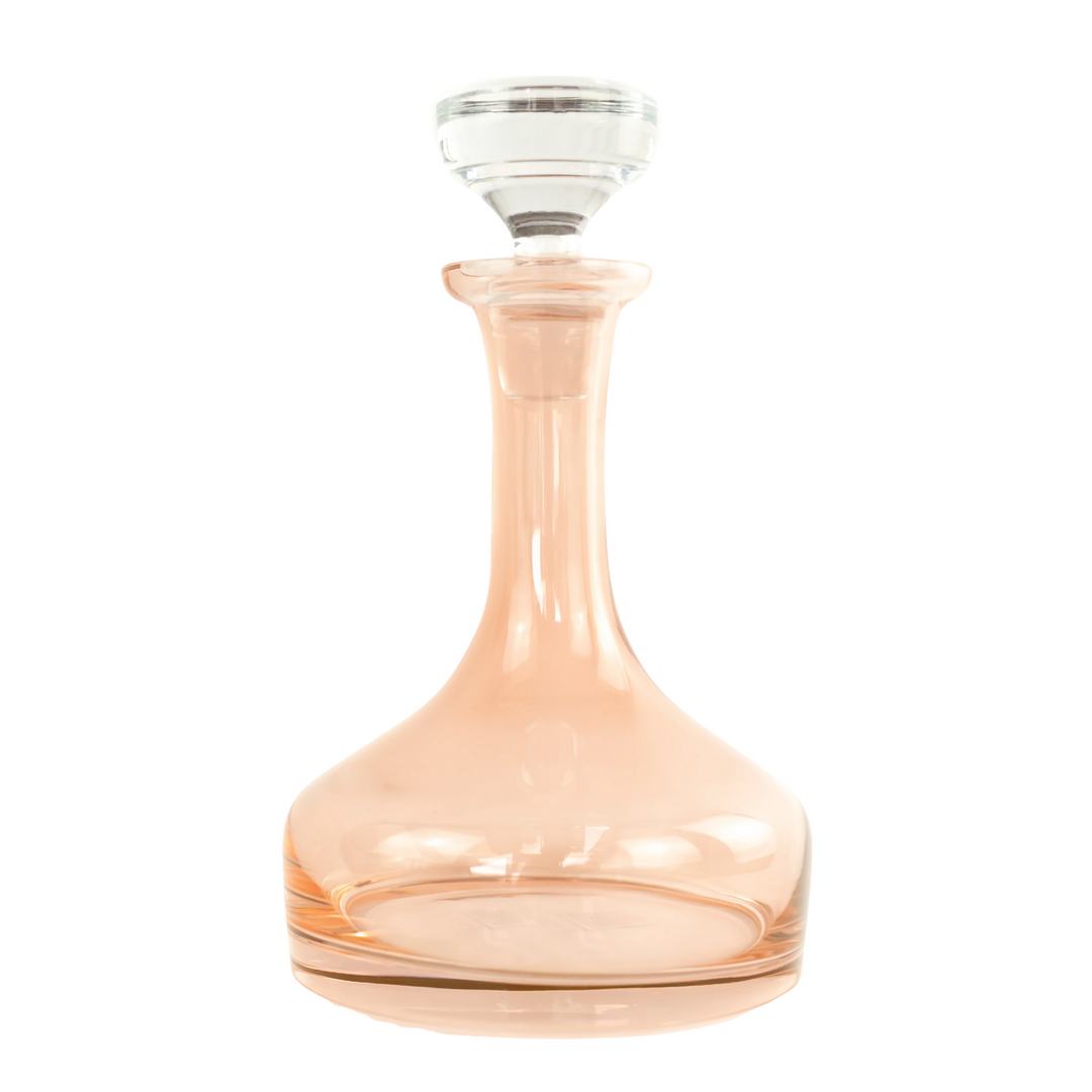 Vogue Decanter Blush Pink