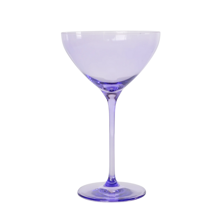 Colored Martini Glass Lavender
