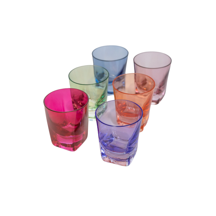 Set of Six Shot Glasses - Mixed