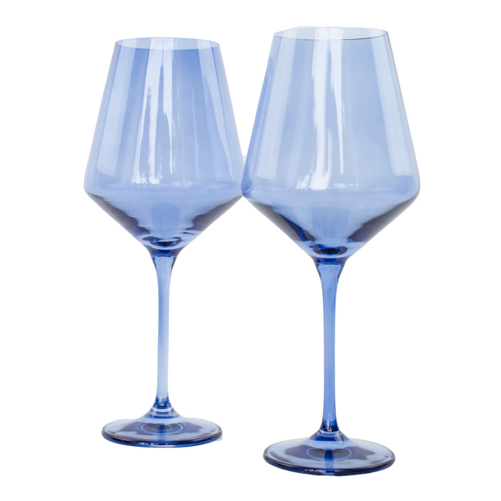 Wine Single Stemware Glass Cobalt