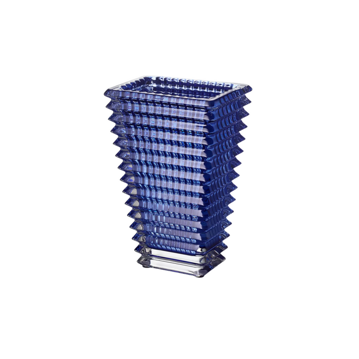 Eye Rectangular Small Blue Vase