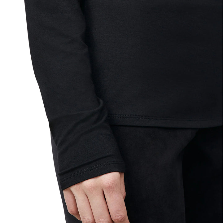 FUNNEL TURTLENECK, Black