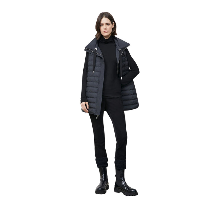FUNNEL TURTLENECK, Black