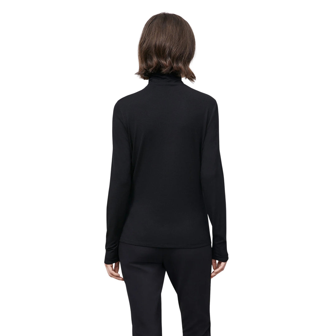 FUNNEL TURTLENECK, Black
