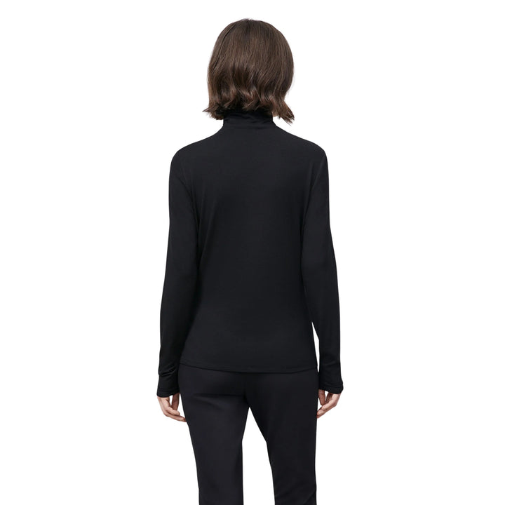 FUNNEL TURTLENECK, Black
