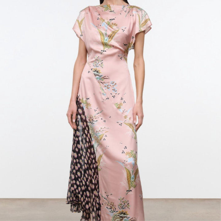 Fawn Silk Dress