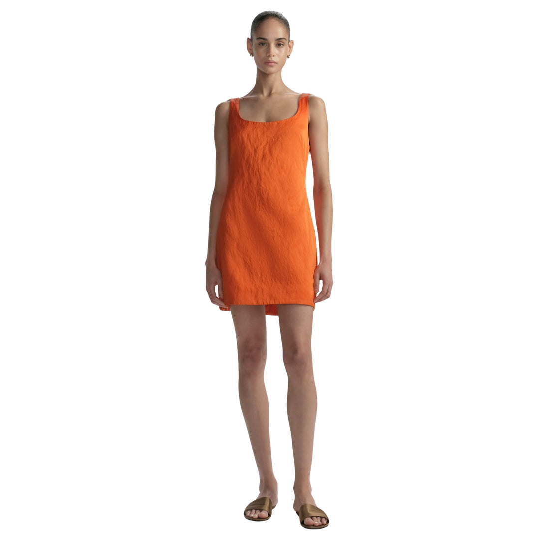 Faye Dress in Persimmon