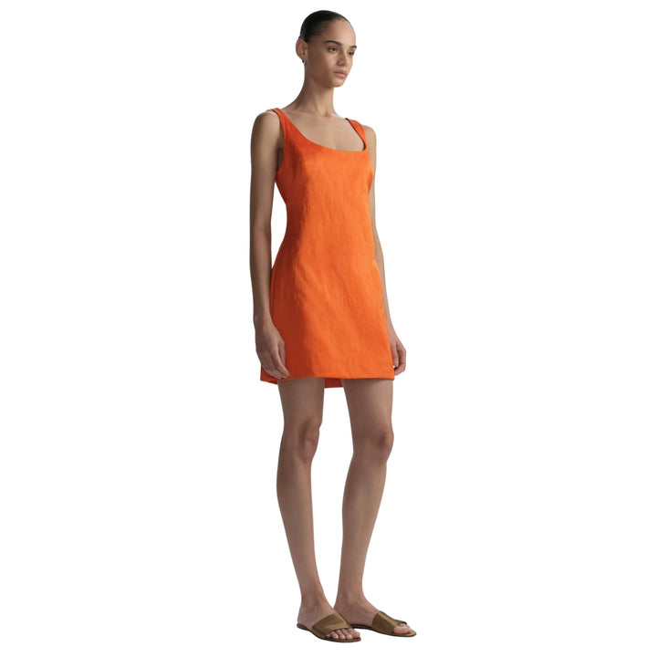 Faye Dress in Persimmon