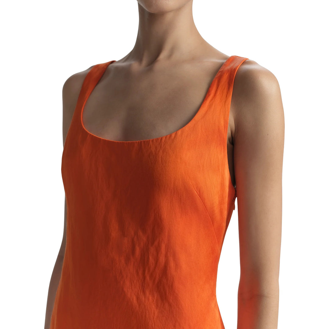 Faye Dress in Persimmon