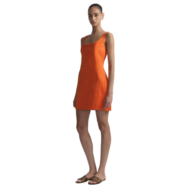 Faye Dress in Persimmon