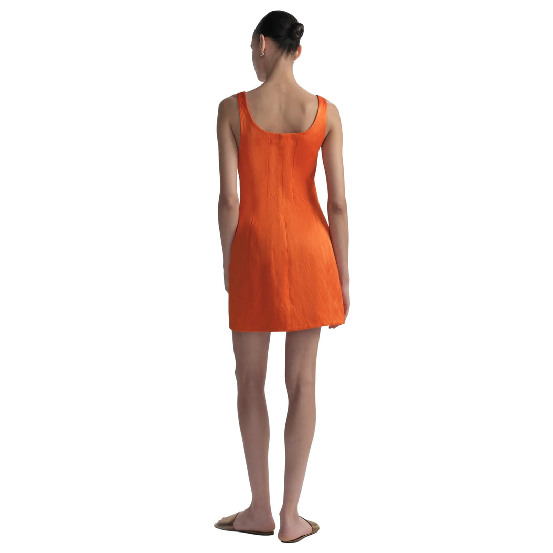 Faye Dress in Persimmon