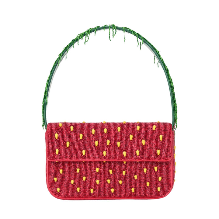 Tommy Beaded Bag-Strawberry Dream
