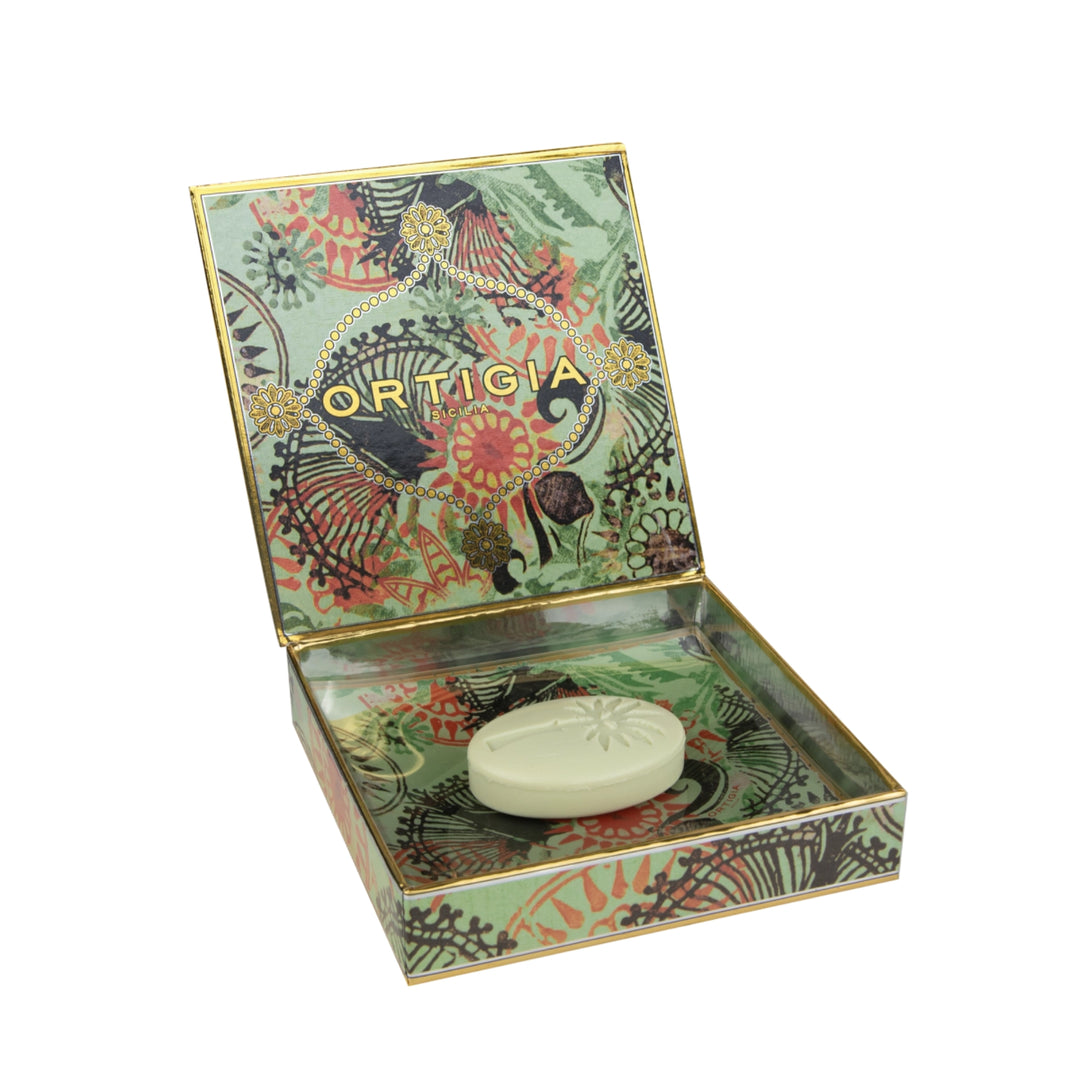 Fico d'India Glass Plate & Soap 25g / 0.9 oz