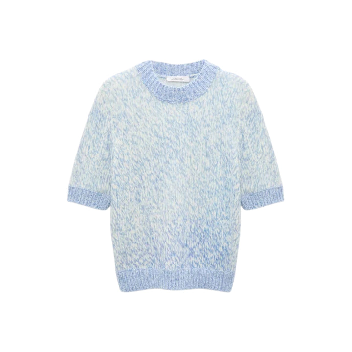 Fine Colortwist Statements Pullover in Blue Mouline