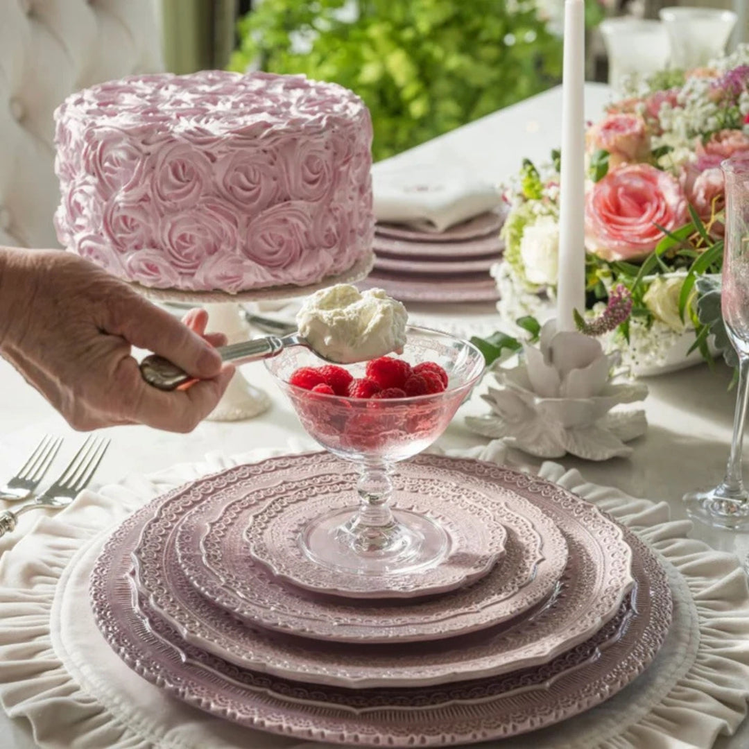 Finezza Dinner Plate - Rosa Pink