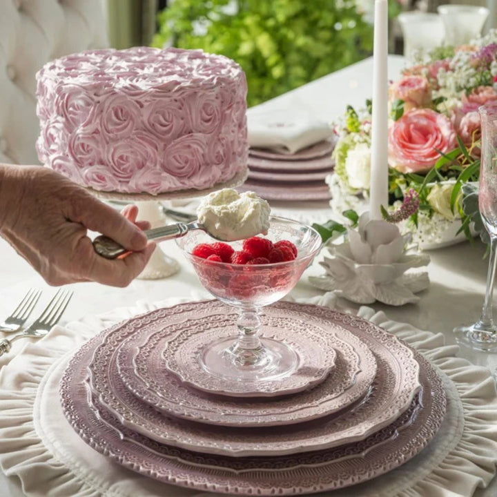 Finezza Dinner Plate - Rosa Pink