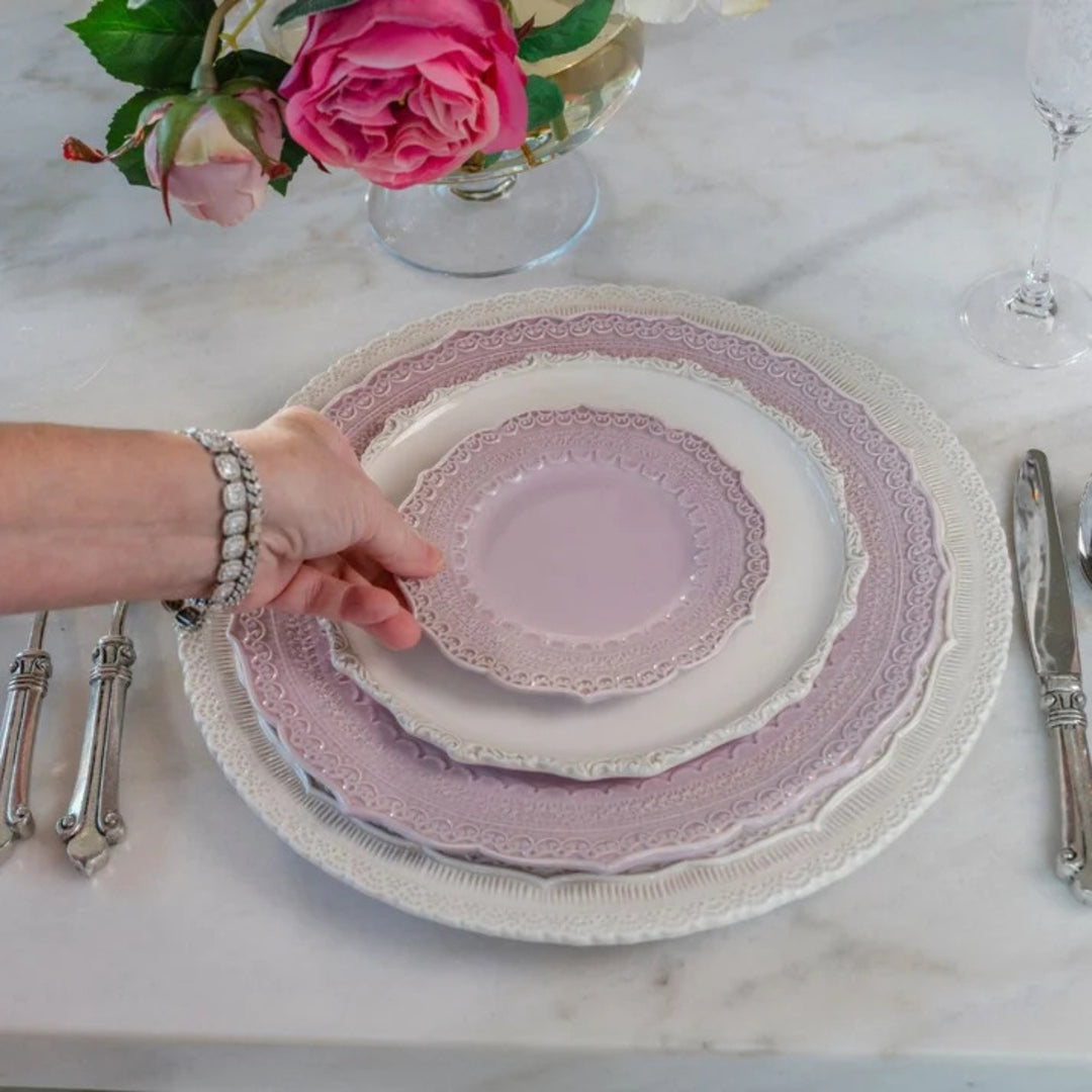 Finezza Dinner Plate - Rosa Pink