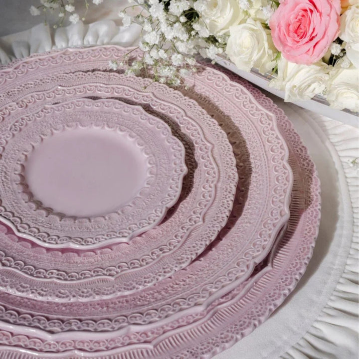 Finezza Dinner Plate - Rosa Pink