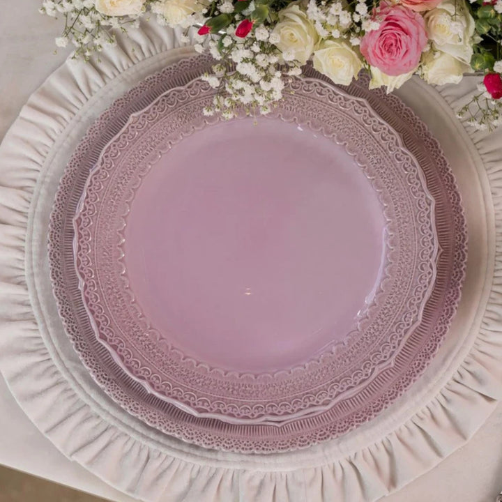 Finezza Dinner Plate - Rosa Pink