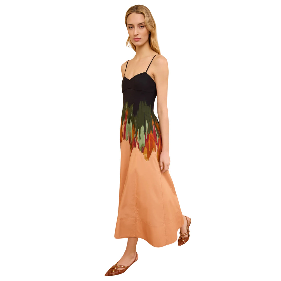 Fiora Cami Cotton Dress in Agate