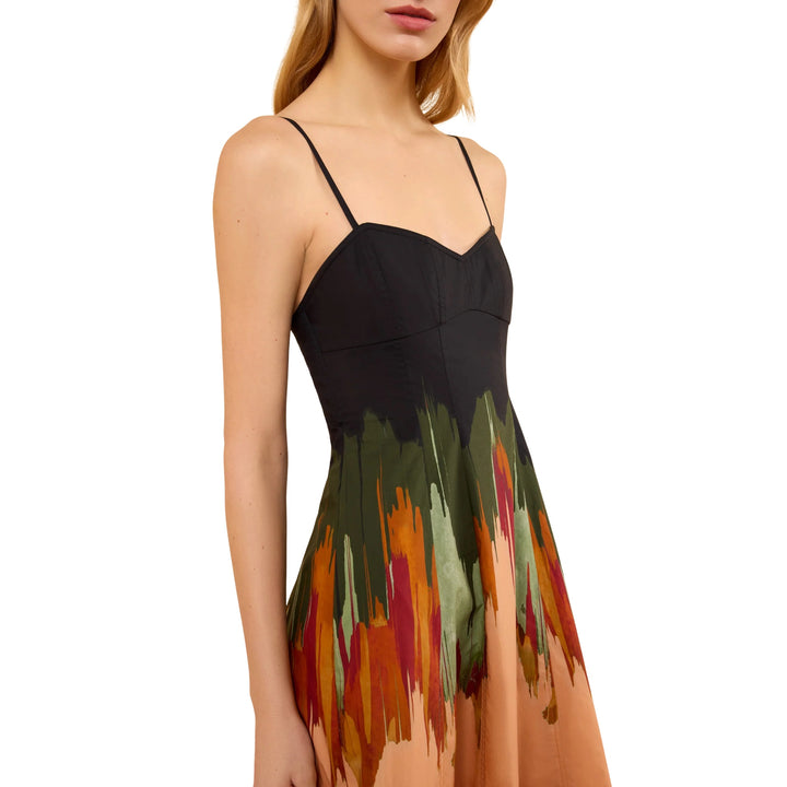Fiora Cami Cotton Dress in Agate
