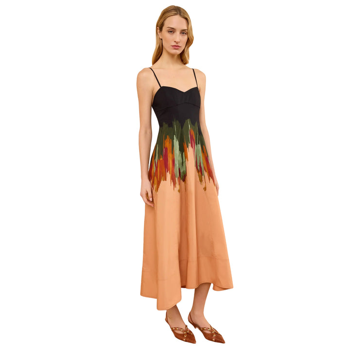 Fiora Cami Cotton Dress in Agate