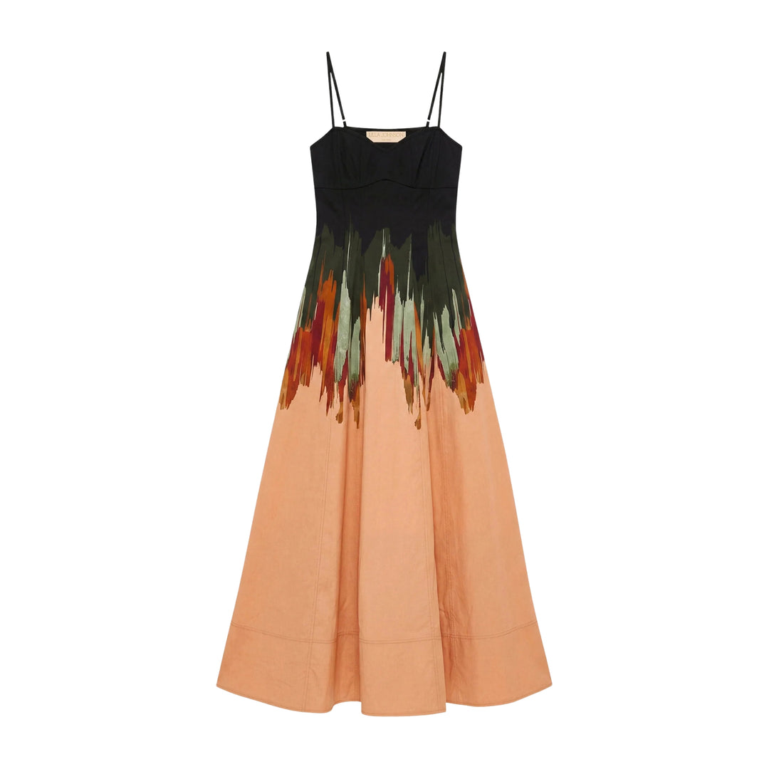 Fiora Cami Cotton Dress in Agate