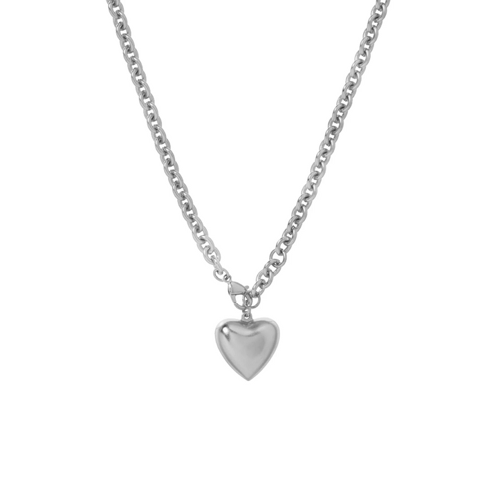 The Mini Puffy Heart Necklace