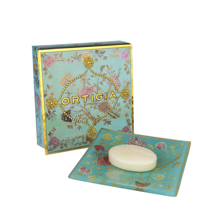Florio Glass Plate & Soap 25g / 0.9 oz