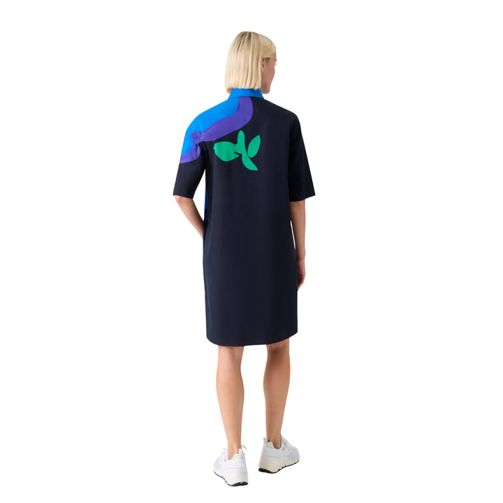 Flower Print Short Shirtdress