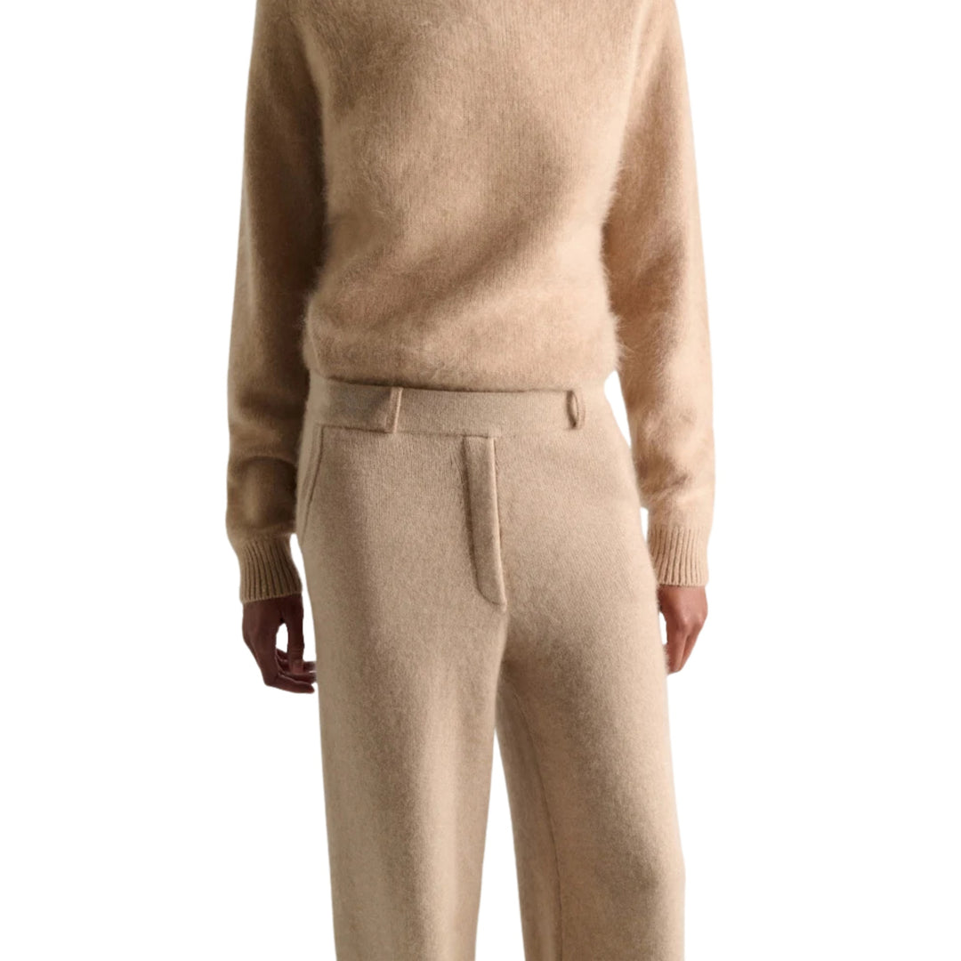 Fluffy Statement Trousers in Make Up